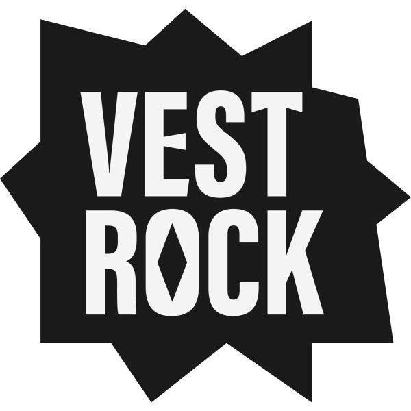 Black starburst shape with the words 